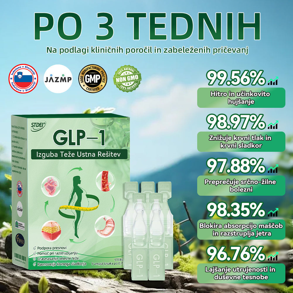 🌼Več kot 100.000 priporočil | Uradna trgovina | 𝑆𝑇𝐷𝐸™💎💎 𝐺𝐿𝑃-1 𝐼𝑧𝑔𝑢𝑏𝑎 𝑇𝑒ž𝑒 𝑈𝑠𝑡𝑛𝑎 𝑅𝑒š𝑖𝑡𝑒𝑣 - Debelost, bolezni srca in ožilja, diabetes, spalna apneja, težave s sklepi in še več